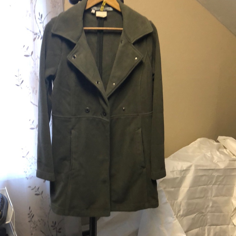 Athleta olive green coat